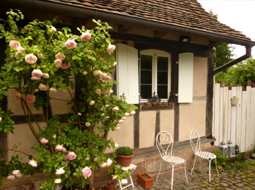 Devant de la maison des chambres d'hôtes