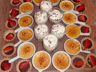 Crème brûlée à la vanille et aux zestes d'oranges