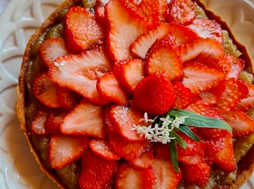 tarte aux fraises